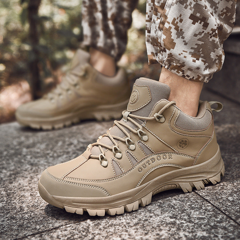 Large size men's hiking shoes