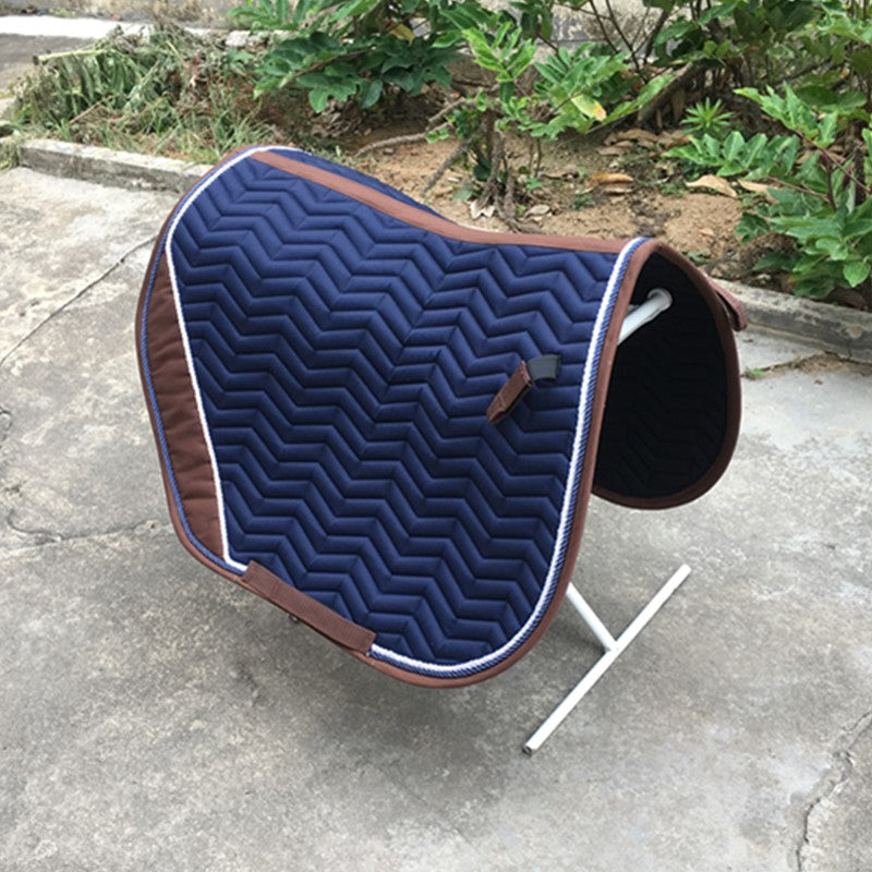 Cotton Composite Saddle Horse Saddle Pad Blue Saddle Pads For Horse