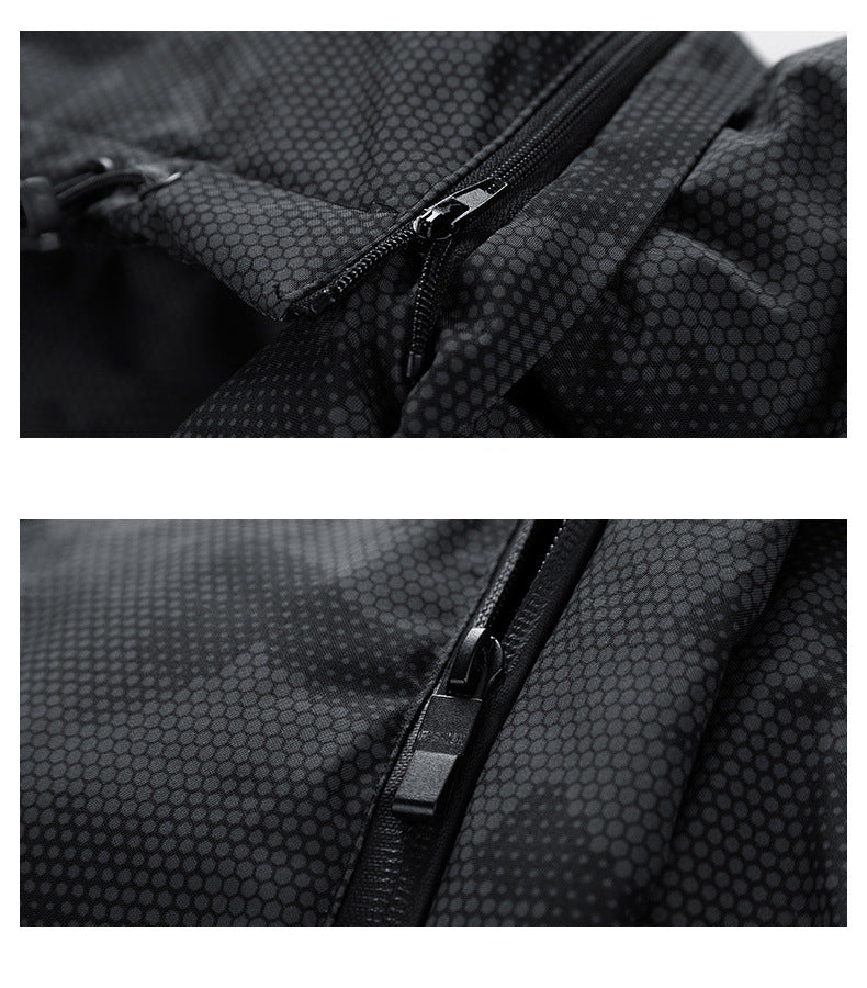 Leisure Cargo Camouflage Coat Men's Clothing