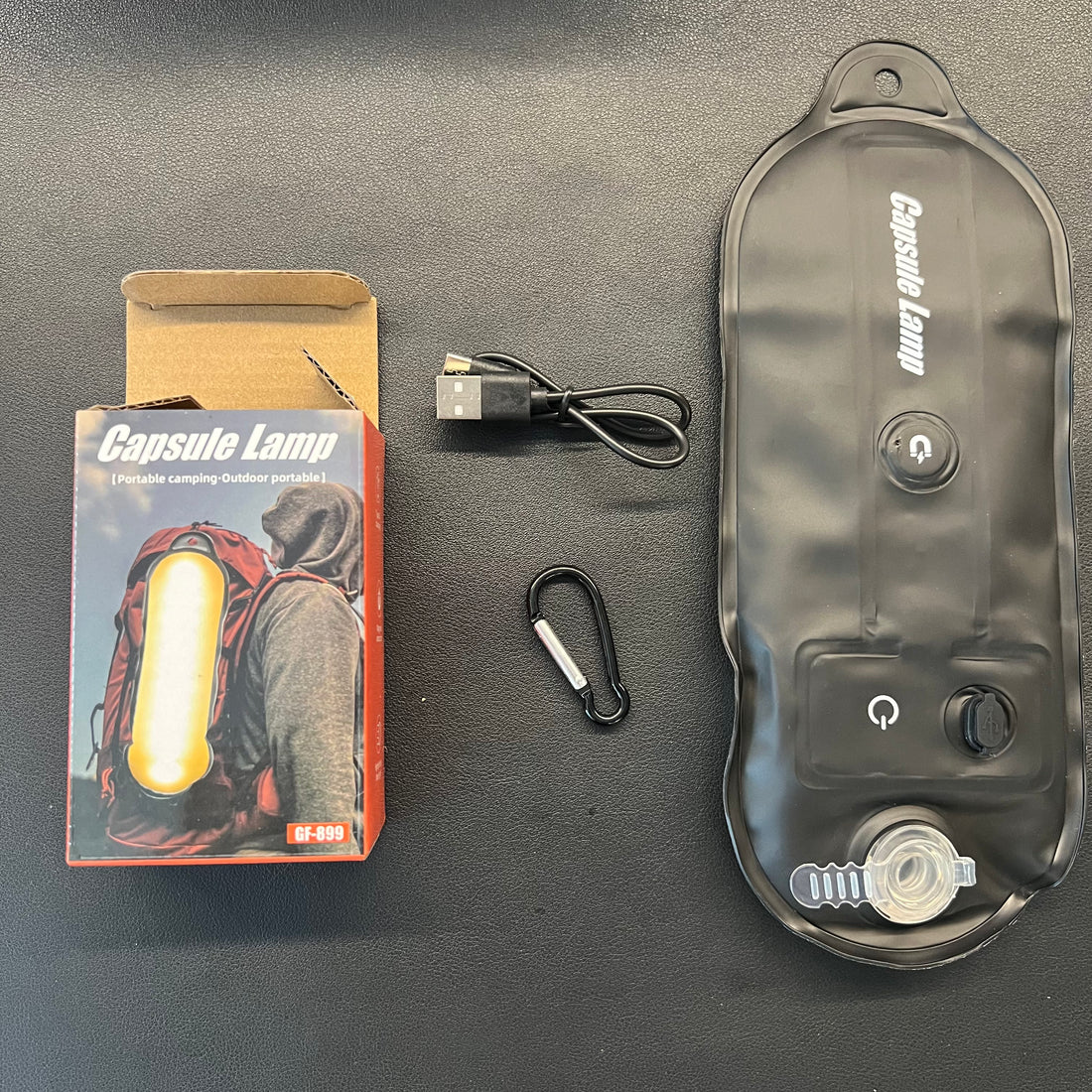 Folding Magnetic Inflatable Camping Lantern