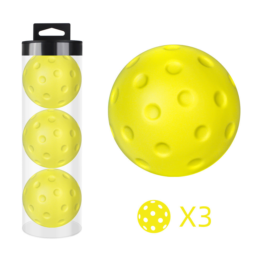 Mute Pickleball PU Foam Sponge Soft Ball Indoor Noise-free Practicing Ball