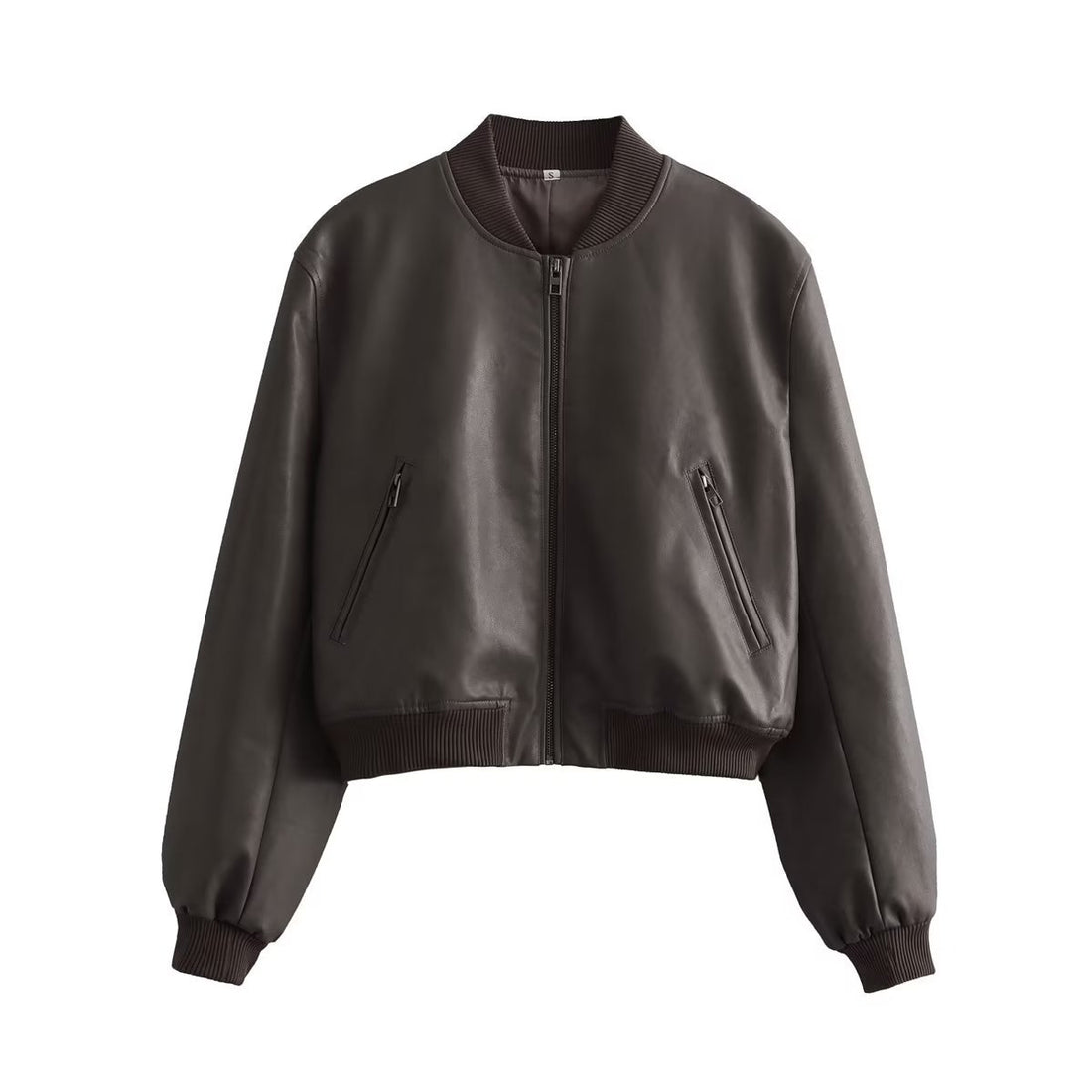 Fashion Short PU Jacket Coat