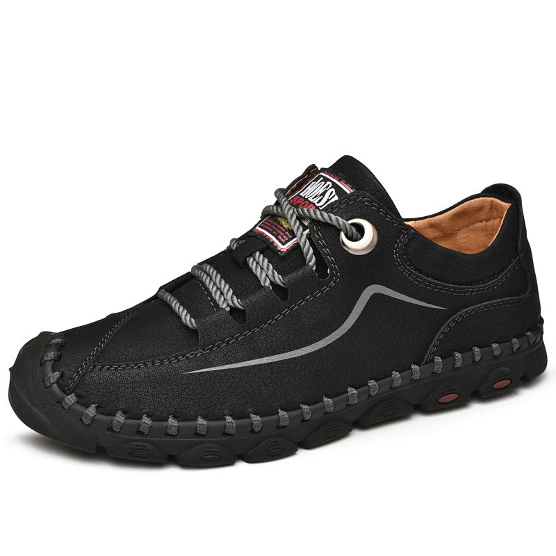 Large size hiking casual men's shoes