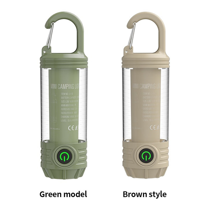 1PC Outdoor LED Camping Light Waterproof Portable Long Lasting Tent Light With Hanging Hook For Hiking Fishing Backpacking Strong Lighting