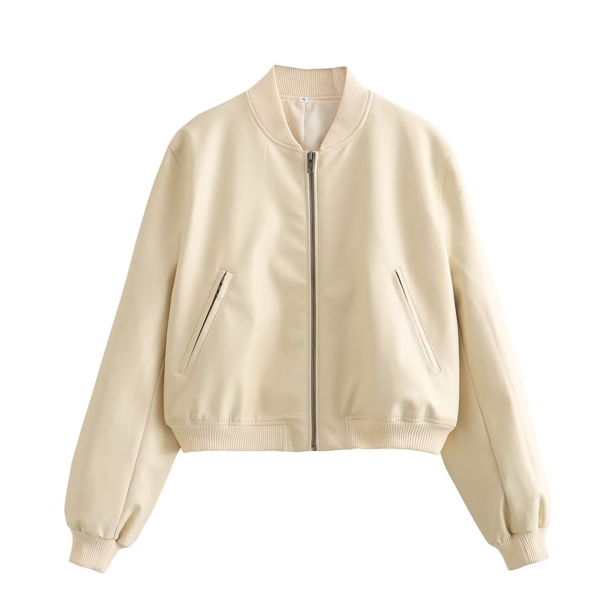 Fashion Short PU Jacket Coat