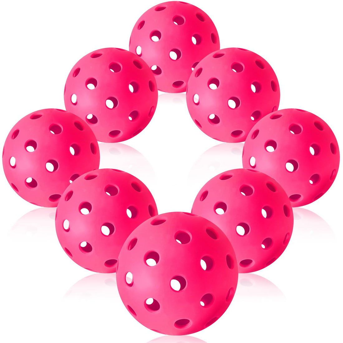 N Pickleball Balls, Outdoor Pickleball Balls 40 Holes Pickleballs For Sport Outdoor Play Elasticity And Sturdy Pickleballs For USAPA Approved Ideal For Beginners And Professional Clearance