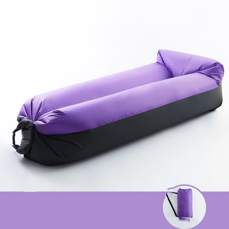 Camping Air Folding Lunch Break Net Celebrity Inflatable Mattress Lazy Sofa Recliner Single Portable Outdoor