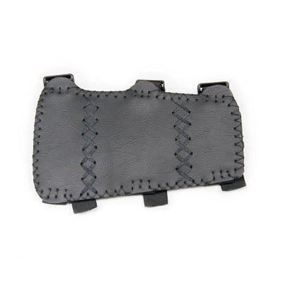 Krayney  Youth Leather 3-Strap Arm Guard Hunting Shooting Arrow Bow Gear Accessories, Archery Arm Protector