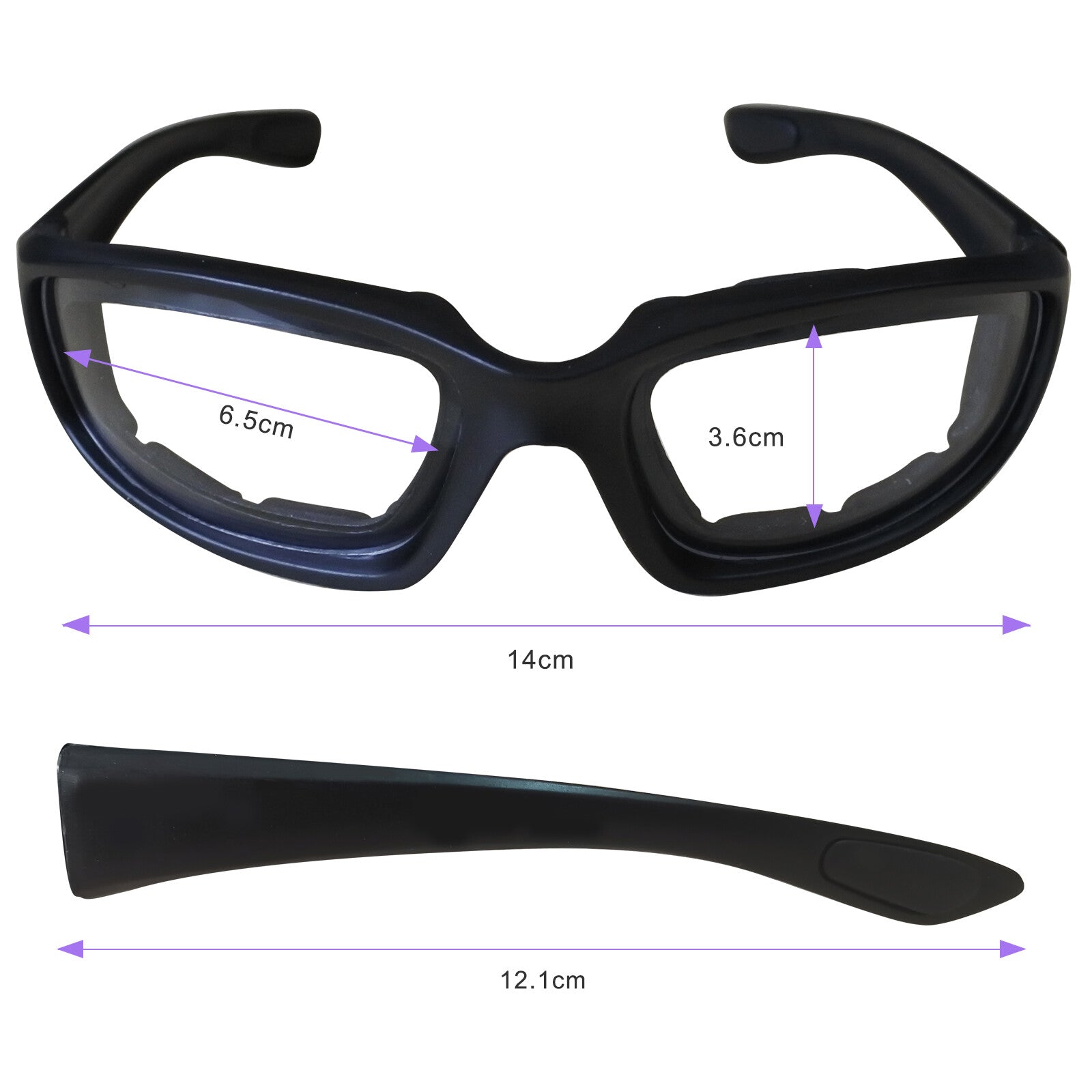 Cycling Sunglasses Chopper Outdoor Sports Glasses For Men Wrap Around UV400 Protection For Fishing Driving Glasses Wind Resistant Clear Yellow Gray Lens 3 Pack