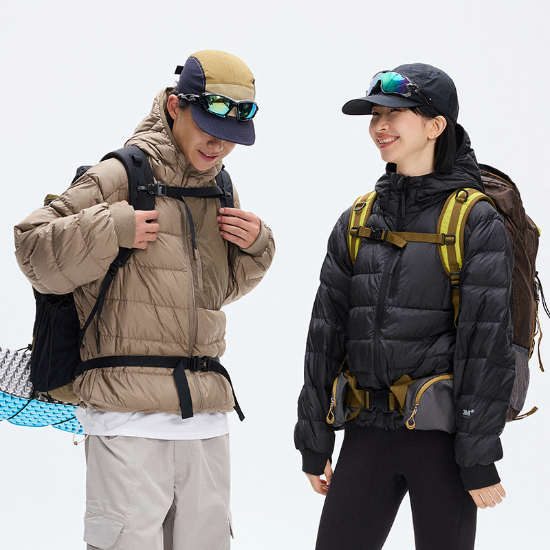 Men's Casual Retro Climbing Down Jacket