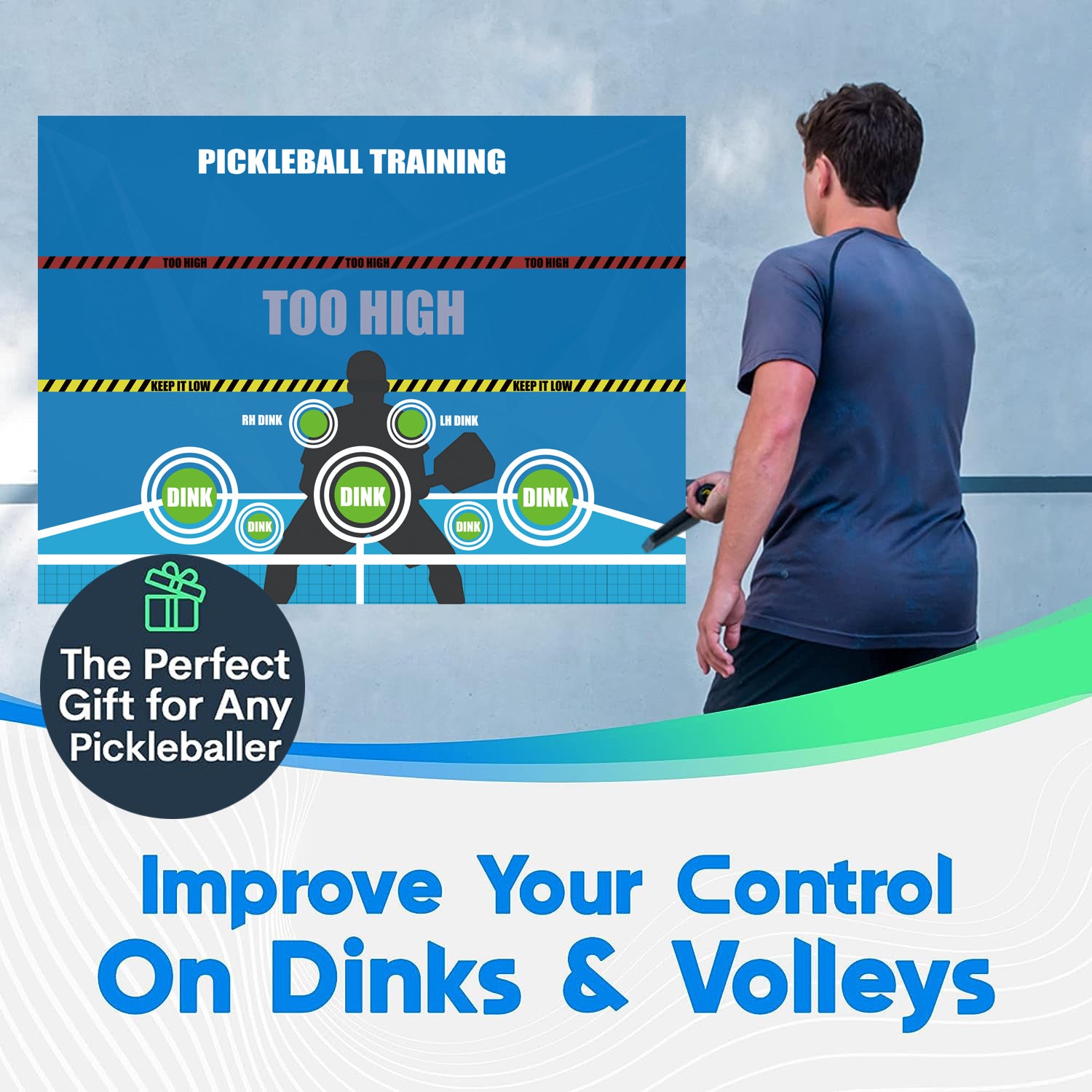 Training Golf Mat Training Pickleball Technical Pickleball Accessories