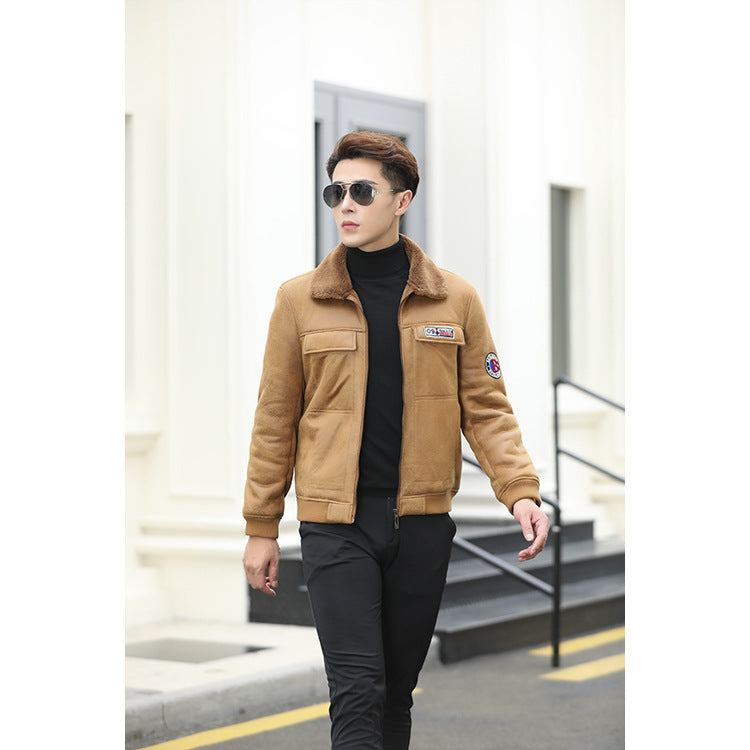 Men's Jacket Warm Berber Fleece Clothing